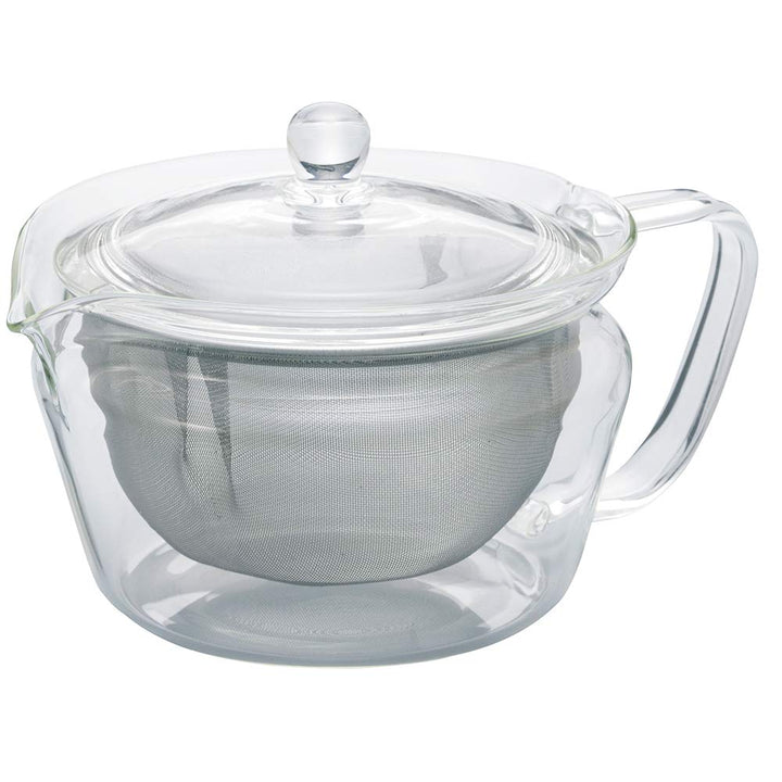 Hario ChaCha Kyusu Zen Teekanne, 450 ml, transparent 450 ml Durchsichtig, 450 ml Durchsichtig