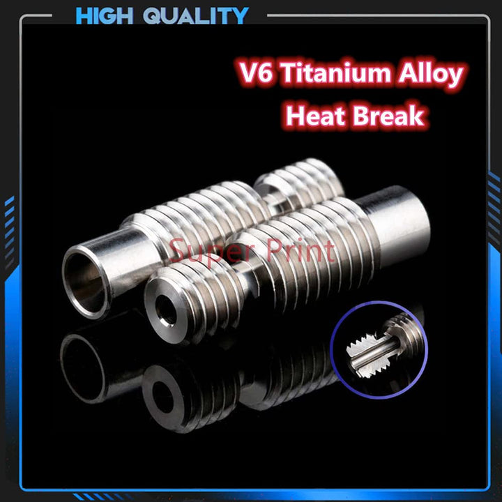 Super Print V6 Hotend 12V 40W Remote Bowen Print J-Head Hotend Titanium Alloy HeatBreak Cooling Fan