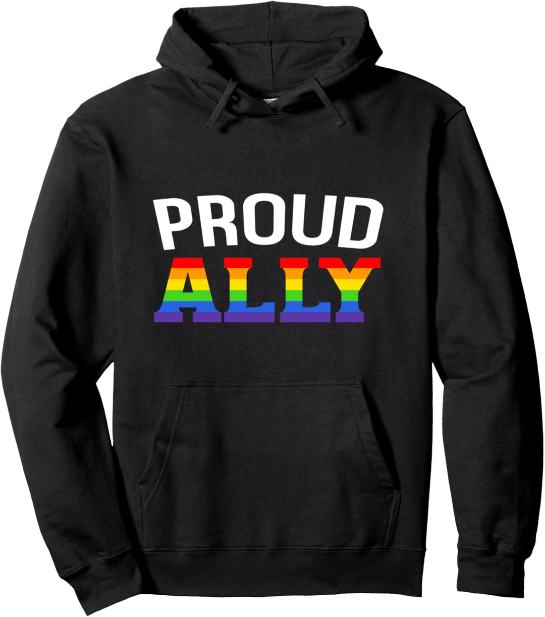 Stolzer Ally Homosexuell Pride Pullover Hoodie
