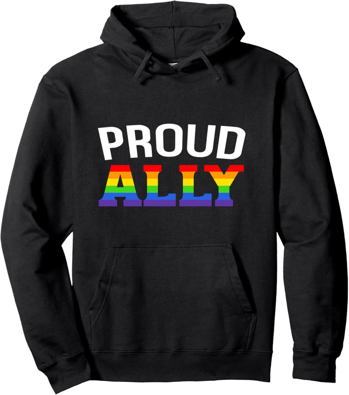 Stolzer Ally Homosexuell Pride Pullover Hoodie