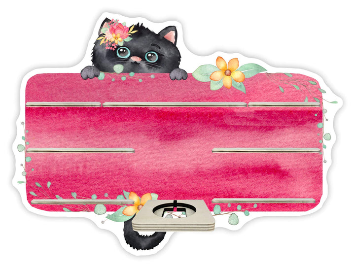 Farbklecks Collection Musikboxregal Katzenbanner 1