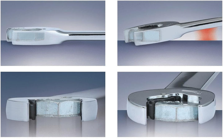 KS Tools 503.5921 DUO GEARplus Ringmaulschlüssel,Maul-Ratschenfunktion 21mm, umschaltbar, 21mm