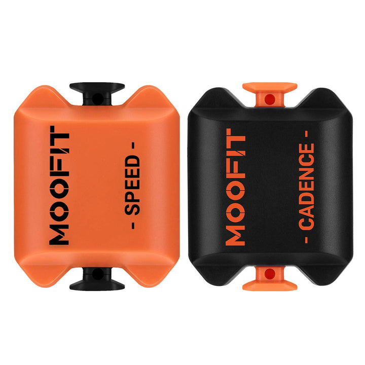 moofit Geschwindigkeitssensor und Trittfrequenzsensor, Bluetooth & ANT+ Kabelloser Geschwindigkeits,