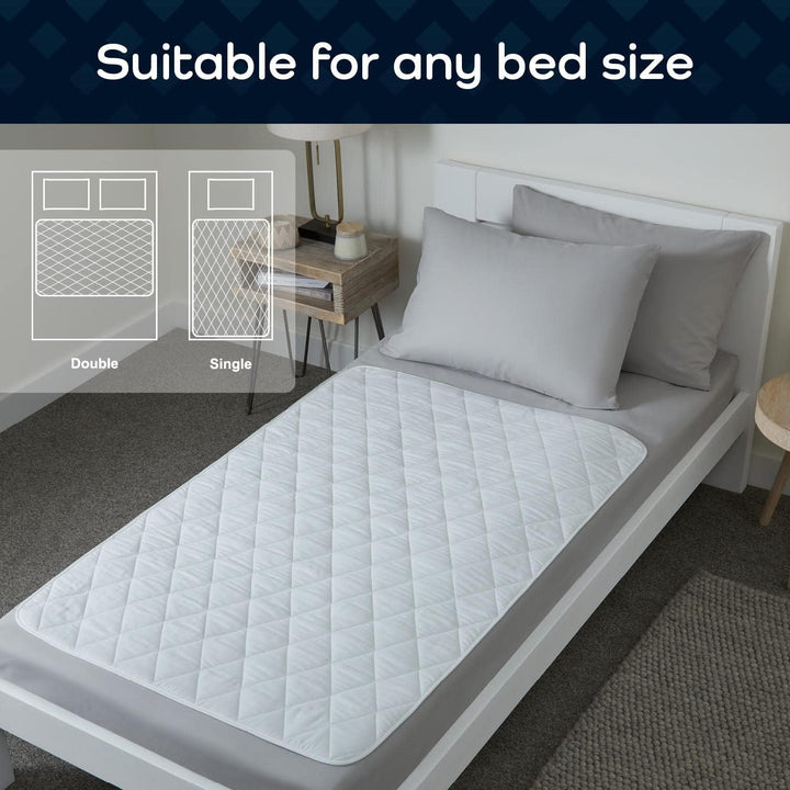 wasserdichte Bettauflage von GuardedSleep | Abwaschbares Betttuch in Premium-Qualität für Erwachsene