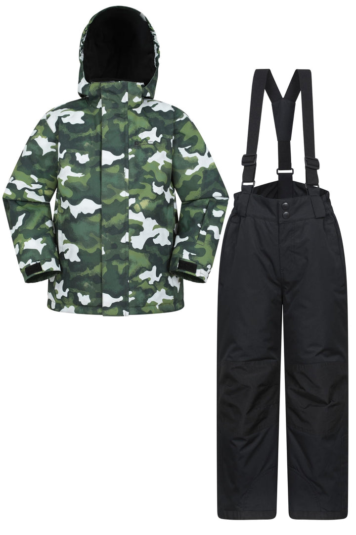 Mountain Warehouse Kinder-Ski-Set aus unisex Winterjacke und Hose - Zweiteiler für Schnee, Winterset