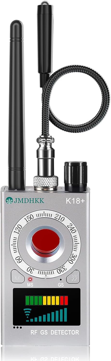 JMDHKK K18+ Versteckter Kamera-Detektor, Spionagekamera-Finder, Wanzendetektor, Magnetfeld-Detektor,