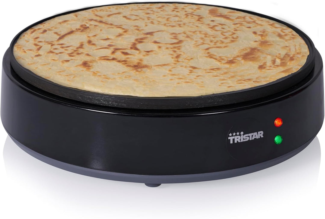 Tristar Crêpe-Maker - 30 cm - 1200 W - Schnelles Aufheizen - Antihaftbeschichtung - 10 Heizstufen -