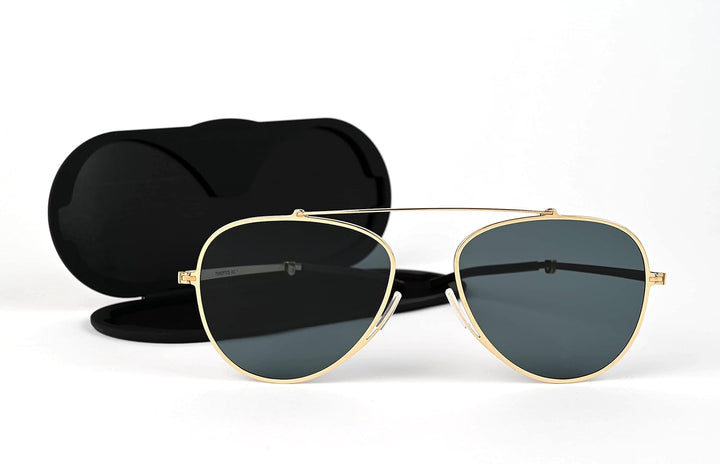 ThinOptics Ultradünne Polarisierte Sonnenbrille – 100% UV-Schutz – Unisex für Damen und Herren, inkl