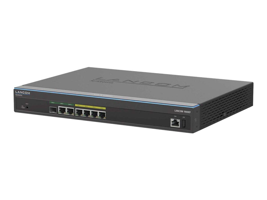LANCOM 62105 1900EF (EU), Multi-WAN-VPN-Gateway, 1x SFP/TP, 1x WAN-Ethernet 1900EF (EU) Router, 1900