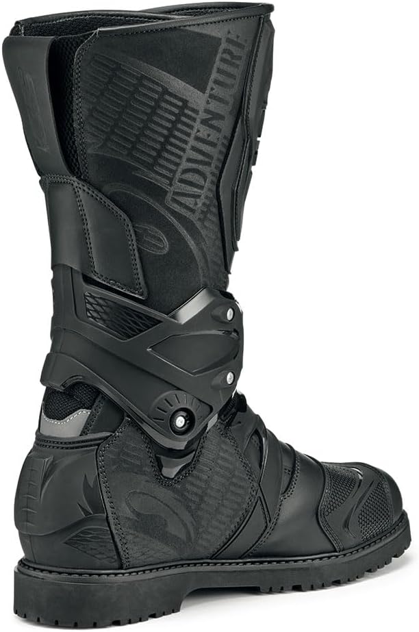 Sidi Adventure 2 Gore-tex Herren Motorradstiefel 48 EU Schwarz, 48 EU Schwarz