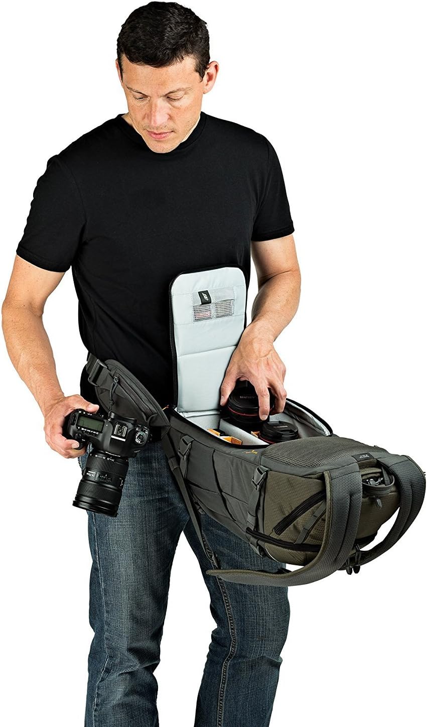 Lowepro Flipside Trek 350 AW Rucksack, Fotografie-Kamerarucksack für DSLR-Kamera und mehrere Objekti