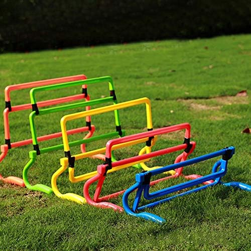 lyrlody Fussballhürde, 5 Stück Verstellbare Hürden Trainingshilfe Fussball Hürden Fussball-Trainings