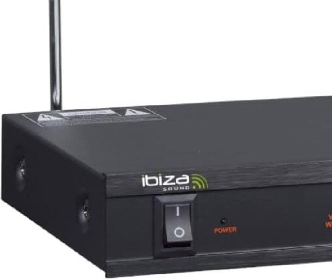 Ibiza - VHF1A - Drahtloses Mikrofonsystem mit 1 VHF-Mikrofon und 1 Empfänger - 1 Kanal 207,5MHz - Sc