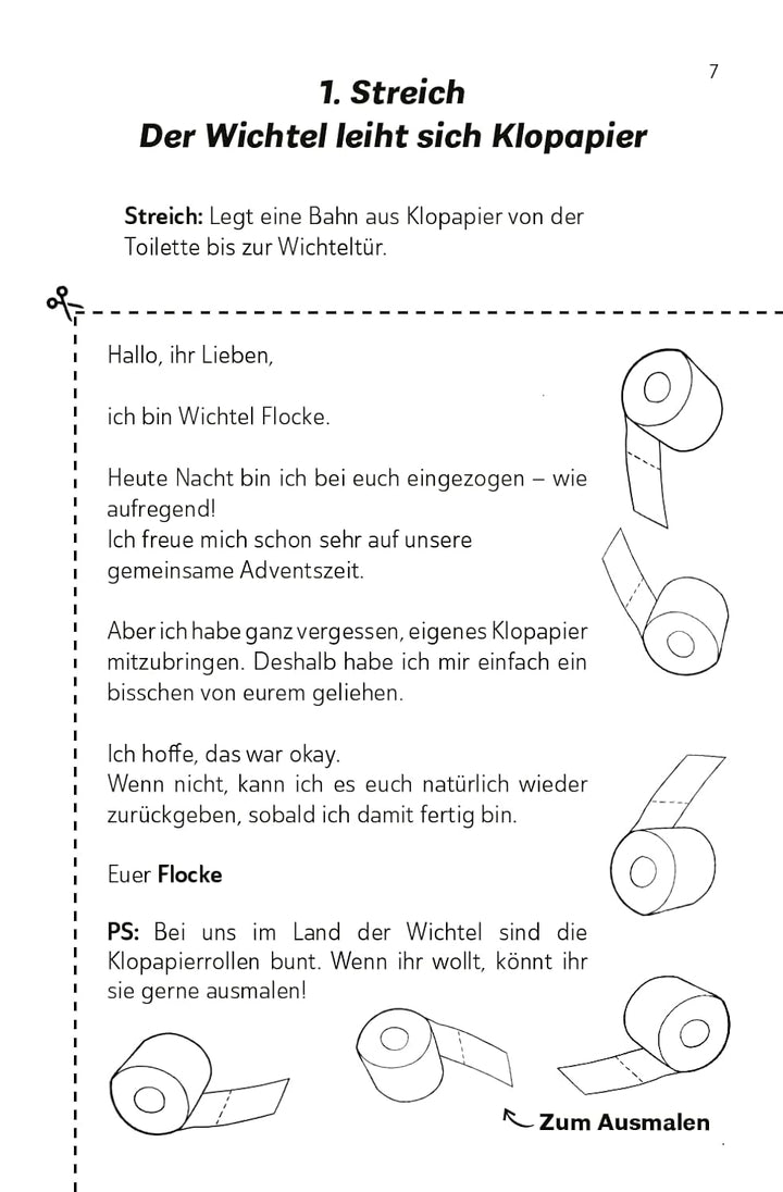 Die lustigsten Wichtelbriefe für Kinder | Zum Ausschneiden & sofort Verwenden | Interaktives Advents