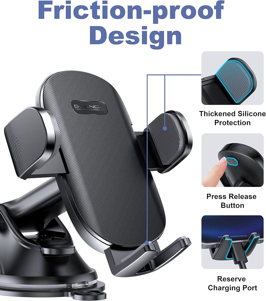 Handyhalterung für Auto, Handyhalterungen, um 360 Grad drehbarer Handyhalter mit starkem klebrigem S