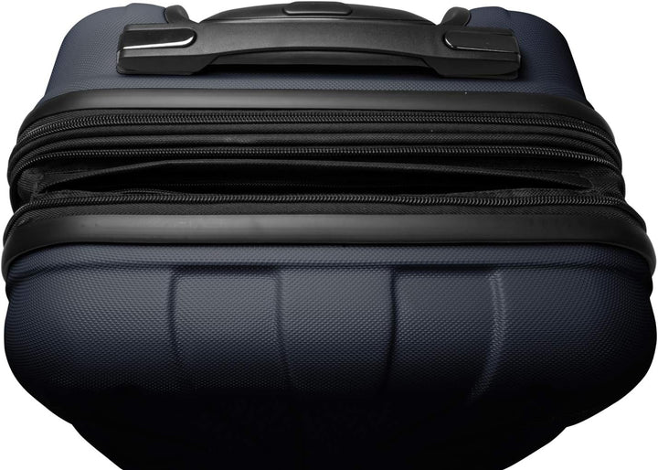 Suitline Handgepäck Bordgepäck Koffer mit Laptoptasche und Erweiterung, Business Trolley, TSA, 55 cm