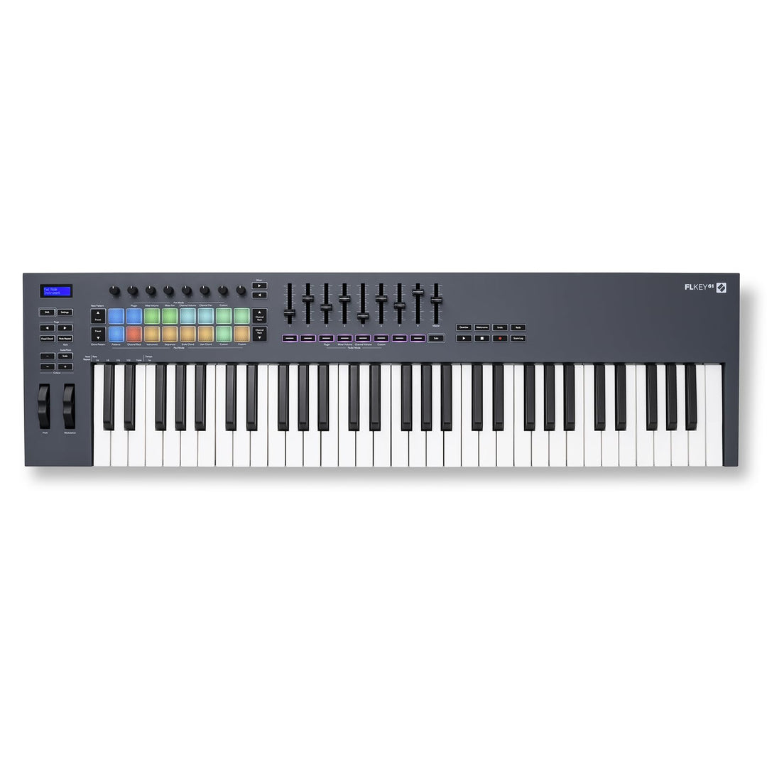 Novation FLkey 61 MIDI-Controller-Keyboard — Nahtlose Integration in FL Studio, mit Akkord- und Skal