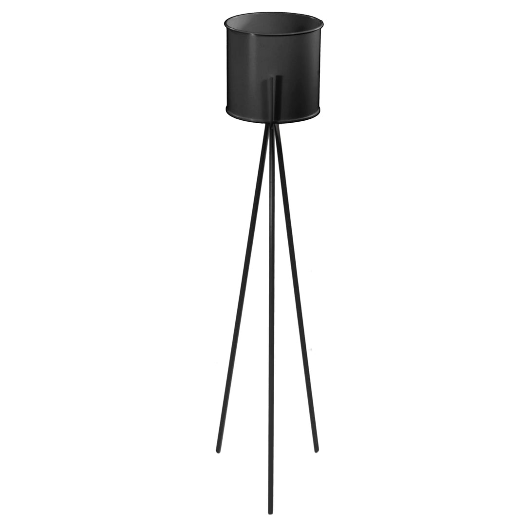 Pflanzenständer Blumenständer Plant Stand Aus Metall Mit Abnehmbarem Blumentopf Modernes Loft (23 x
