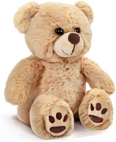 LotFancy Teddybär Kuscheltier 20cm, Kleines Stofftier Teddy, Braun | Süsses Plüschtier Teddy Bär, Br