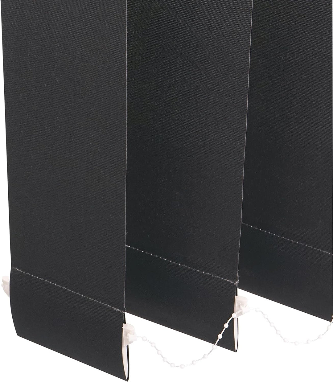 Ventanara® Lamellenvorhang durchgehende Schiene Komplettset Vertikaljalousie 89mm inkl. Montagemater