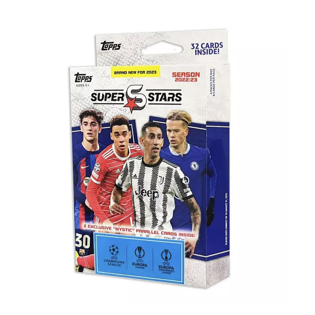 Topps UEFA Superstars 22/23 - Hanger Pack (4 Päckchen)