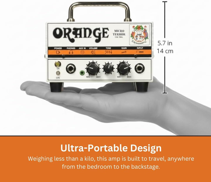Orange Micro Terror Gitarrenverstärker mit 20 W Röhrenvorverstärker.