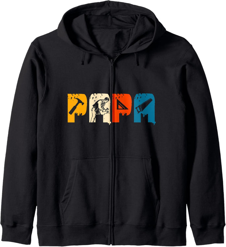 Zimmermann Geschenke Papa Hochbau Vatertag Kapuzenjacke