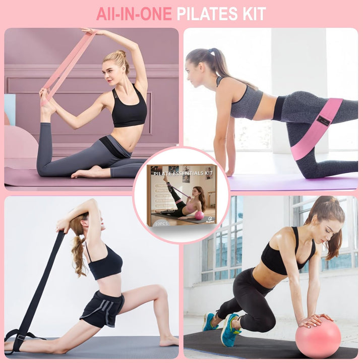 Nuplot Yoga &amp; Pilates Essentials Kit für Frauen - Better Me Pilates Kit für Home Workouts mit Pilate