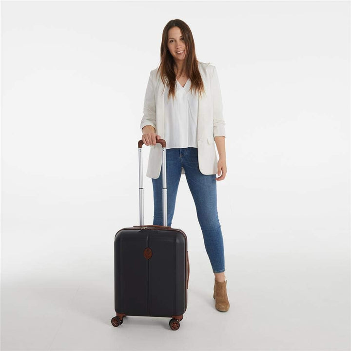 El Potro Ocuri Kofferset Grau 55/70 cms Hartschalen ABS TSA-Schloss 118L 4 Doppelräder Handgepäck Ko