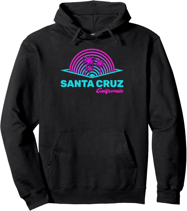 Santa Cruz Kalifornien Retro-Jahrgang Pullover Hoodie