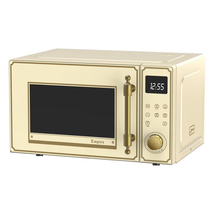 Kaiser Empire Em 2300 ElfEm Retro Mikrowelle in Elfenbein / 23L/ Grill/Heissluft/ 1100W Grill/ 2200W