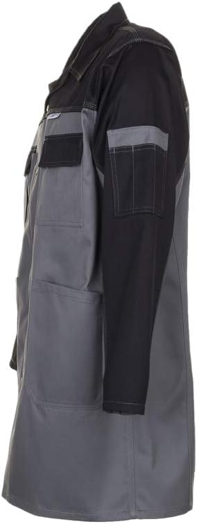 Grösse 60 Herren Planam Tristep Berufsmantel grau schwarz Modell 1244