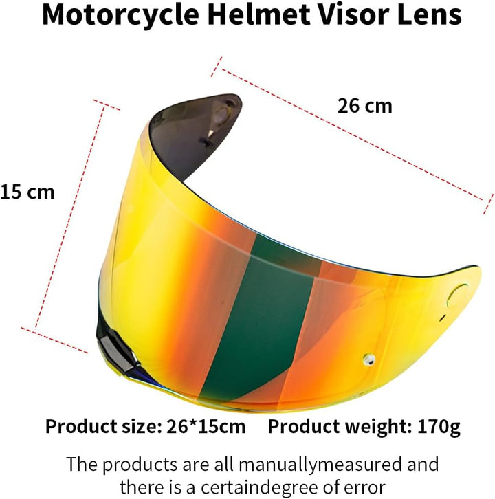 VCOROS Motorradhelm Visier,Helmvisier für LS2 FF811/vector 2/Citation II,Motorrad Windschutz Helm Ob