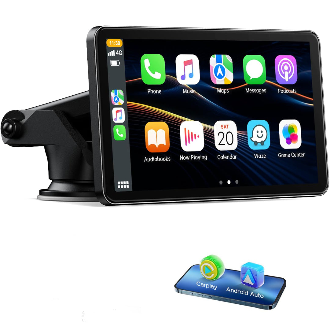 Volam Wireless Carplay Android Auto Display mit 7 Zoll Touchscreen,carplay Display mit Mirror Link,L