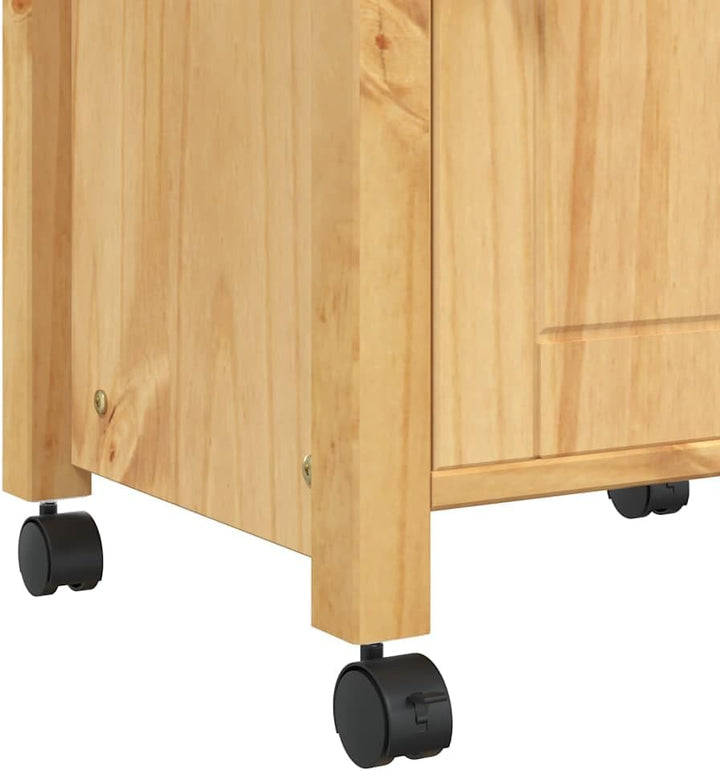 vidaXL Küchenwagen, Servierwagen mit viel Stauraum, Beistellwagen für Küche Wohnzimmer Badezimmer, T