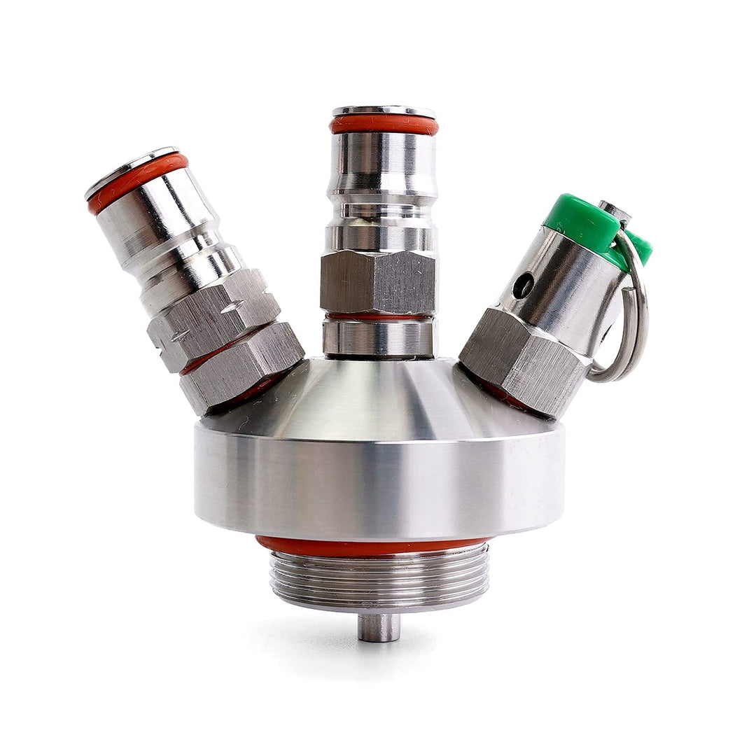 2,5/5 Bar PRV Mini Keg Ball Lock Tapping Head Growler Dosierung für 2L / 3,6L / 4L / 5L / 10L