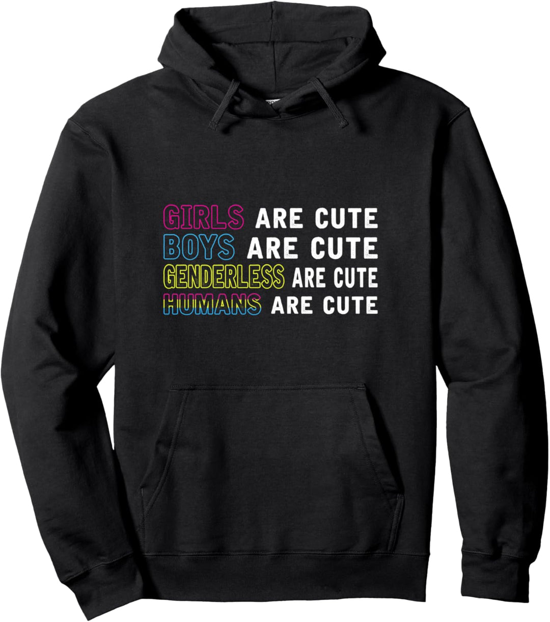 Humans Are Cute EQUALITY Pansexuell Pullover Hoodie