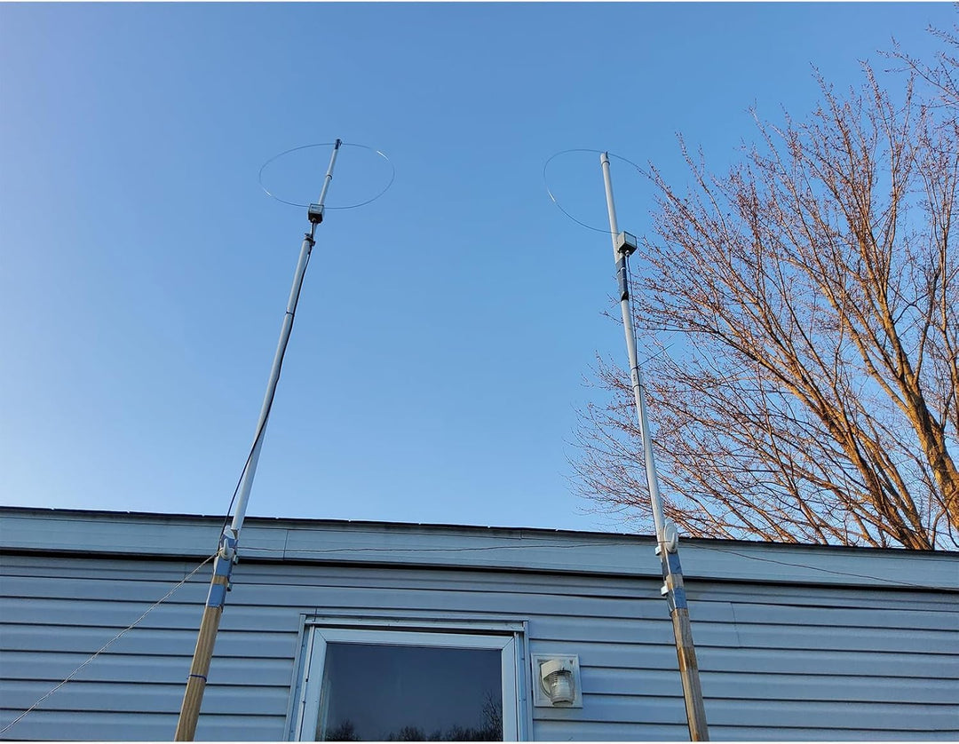 AURSINC K-480WLA Tragbare Kurzwellen-Radio aktive Schlaufenantenne 0,5 MHz–500 MHz Full-Band LW/MW/S