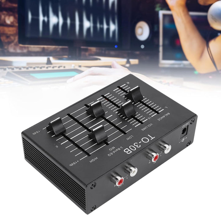3-Band Equalizer, Stereo Klangverbesserung, Hi-Fi Vorverstärker, Lautstärkeregler für Lautsprecher K