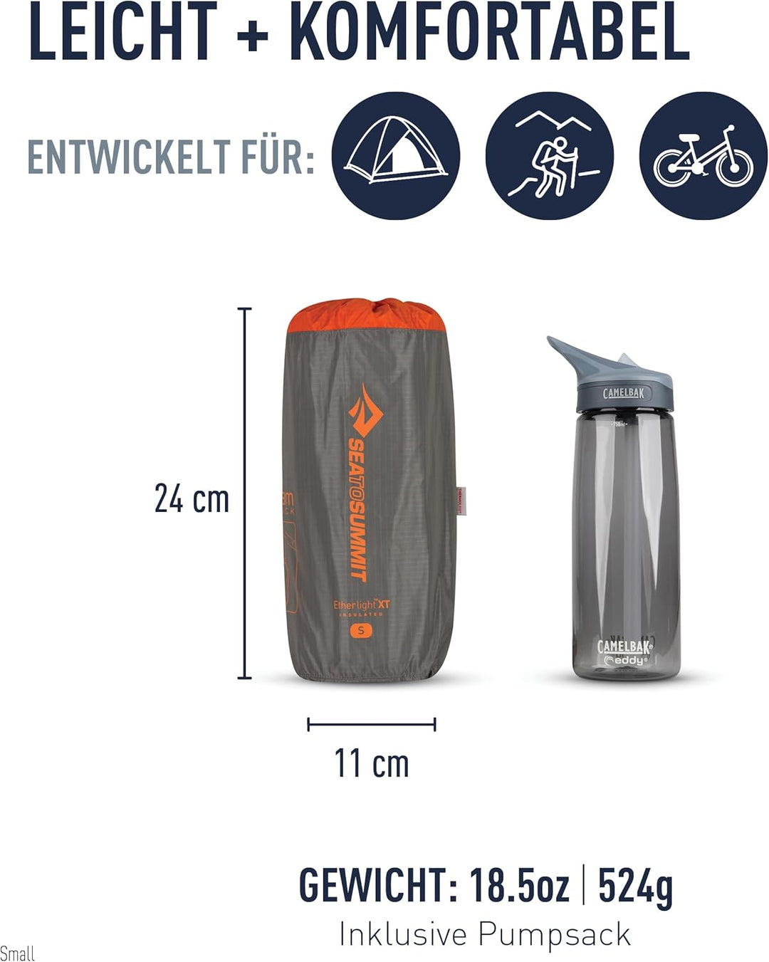 Sea to Summit - Ether Light XT Extreme Insulated Air Isomatte Large - Schlafmatte Für Frauen - Therm