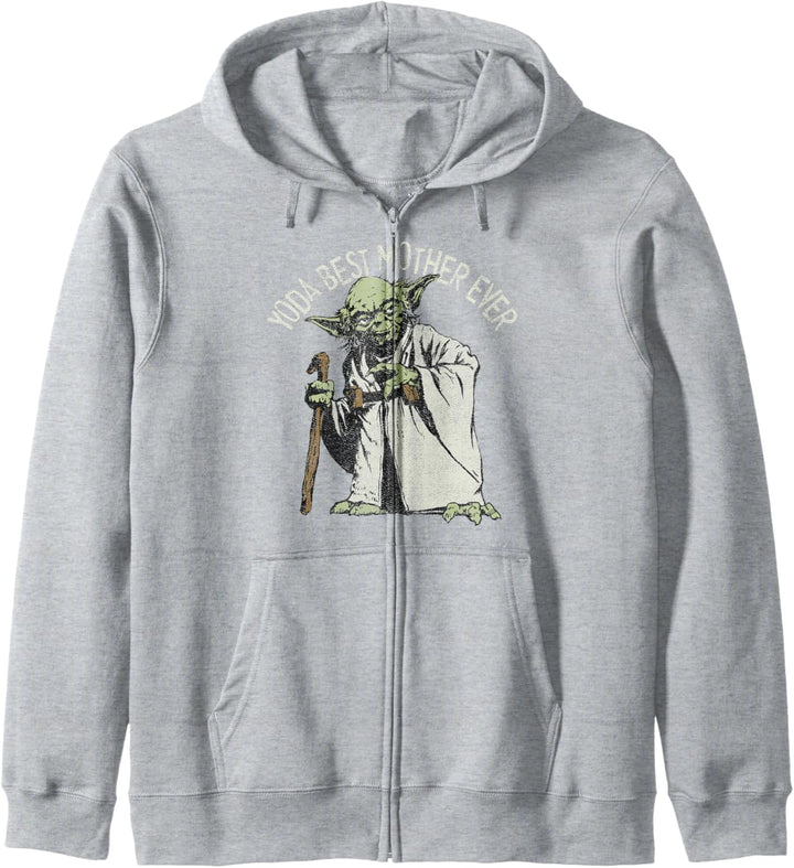 Star Wars Yoda Best Mother Ever Portrait Kapuzenjacke