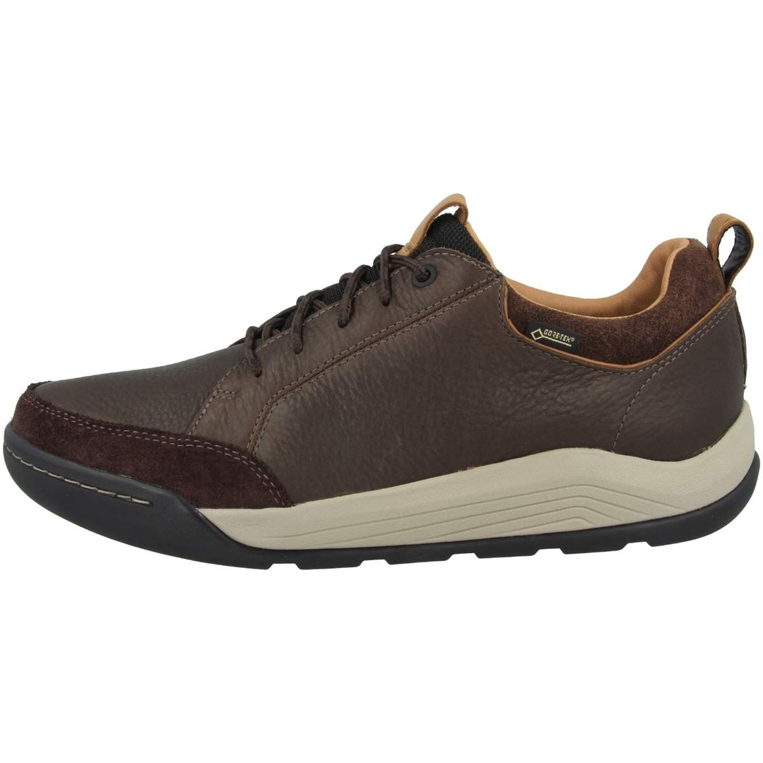Clarks Herren Ashcombebaygtx Derbys 40 EU Braun Dark Brown Lea, 40 EU Braun Dark Brown Lea