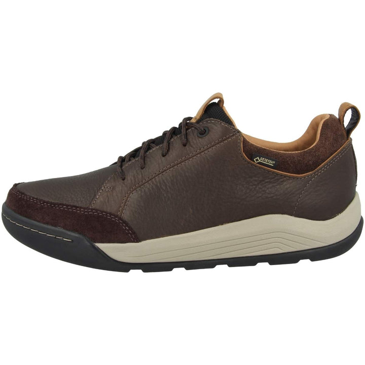 Clarks Herren Ashcombebaygtx Derbys 40 EU Braun Dark Brown Lea, 40 EU Braun Dark Brown Lea