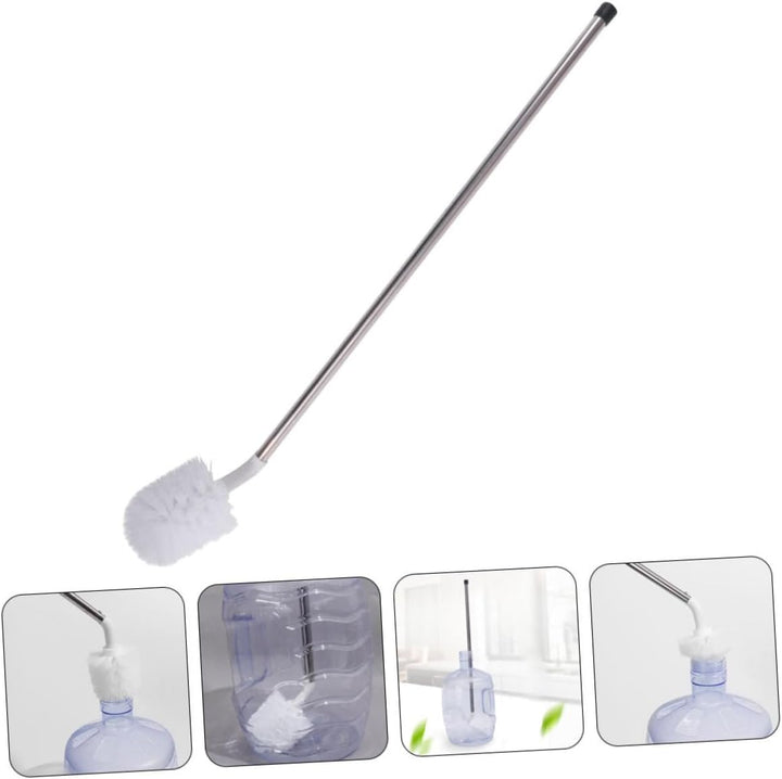 SEWACC Eimerbürste mit 60cm Langem Edelstahlgriff Nylonborsten Reinigungsbürste für Wasserbehälter F