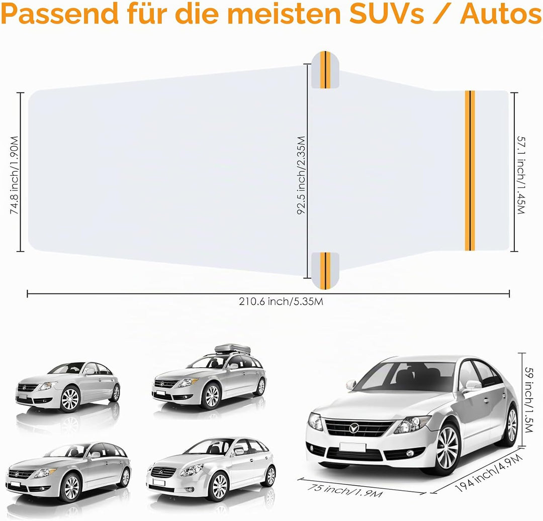 Halbgarage Für Auto Ninonly Halbgarage Für Auto SUV Wasserdicht Für Auto SUV Outdoor Halbgarage Auto
