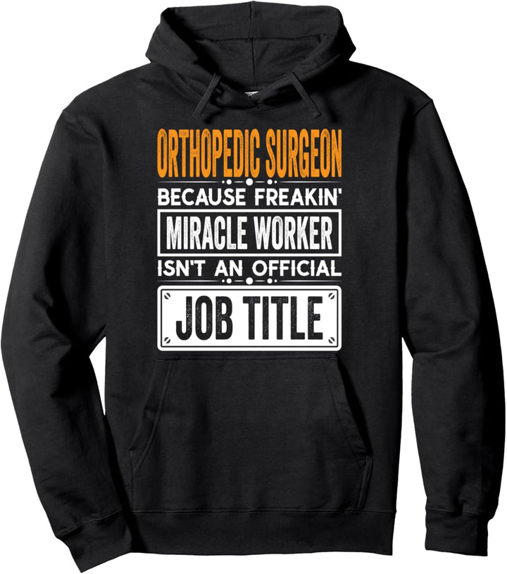 Orderly Official Job Title - Funny Astrology Job Quotes Pullover Hoodie
