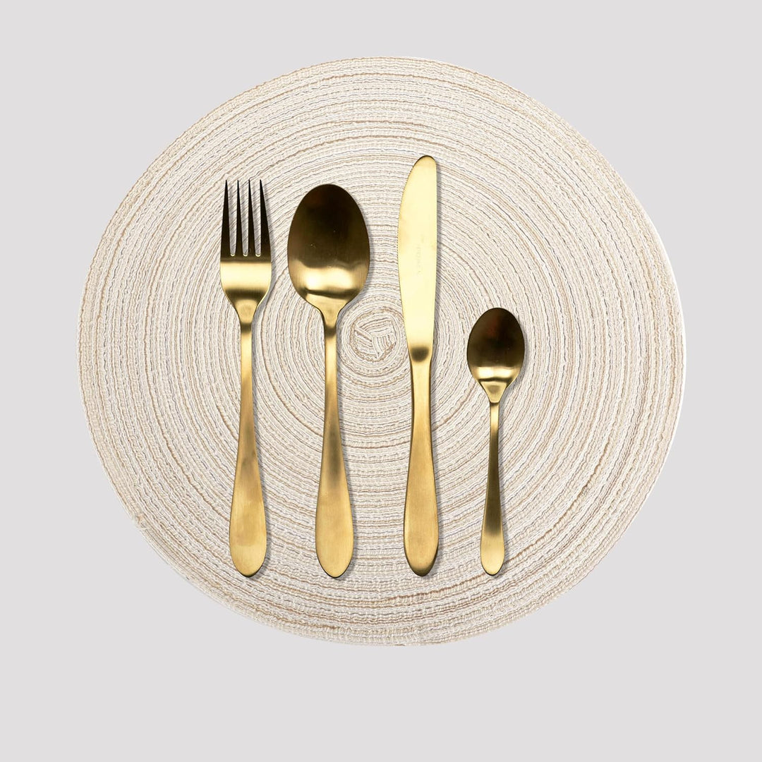 Tischset Rund Geflochten, Platzset Rund 6 stück, Baumwolle Tischsets Abwaschbar Hitzebeständige, 37