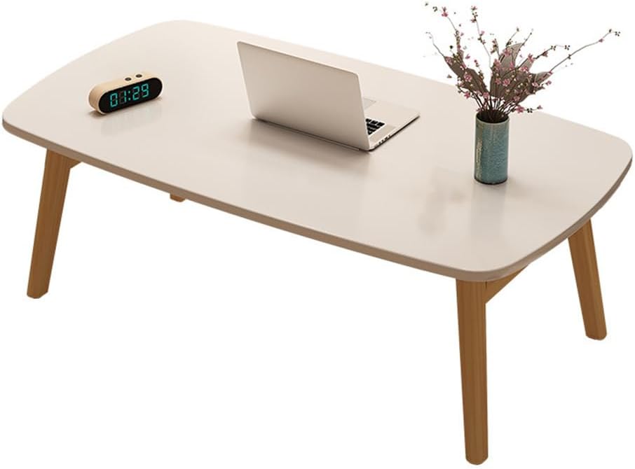 Couchtisch Klappbarer, Wohnzimmertisch Klein Holz, Tisch-Bein-Schnallendesign, Keine Montage erforde
