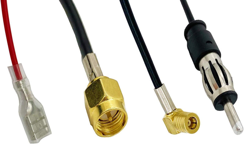 Vecys DAB DAB + FM/AM GPS Autoantenne Haifischflosse FM/AM GPS Autodachantenne Signalverstärker SMB