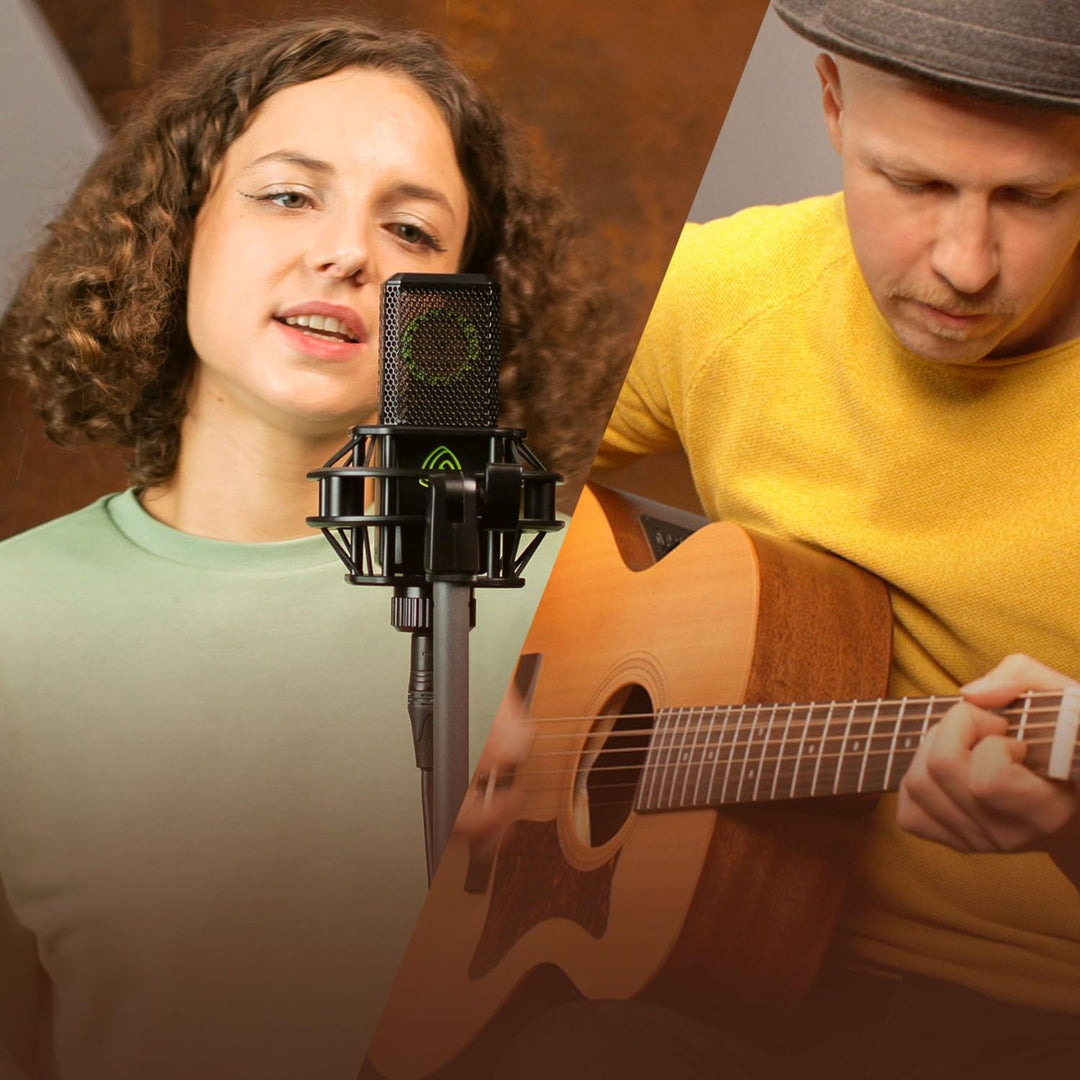 XLR-Kondensatormikrofon mit Mehrfachcharakteristik für Stimme, Gesang, Instrumentenaufnahmen &amp; ander